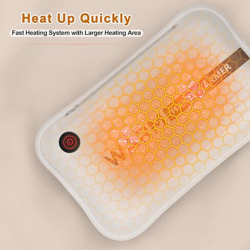 ihuan تدفئة اليد القابلة لإعادة الشحن، حقيبة محمولة لتدفئة اليد مع 3 مستويات للحرارة، قفازات تسخين كهربائية سريعة لتدفئة اليد مع بنك طاقة 10000 مللي أمبير في الساعة للصيد والتخييم وهدايا عيد الميلاد in Kuwait