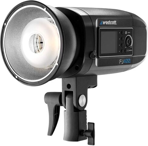 Westcott FJ400 Strobe 400Ws مع بطارية AC/DC، مشغل فلاش لاسلكي، حامل ثلاثي القوائم، بطاقة SD سعة 64 جيجابايت in Saudi Arabia