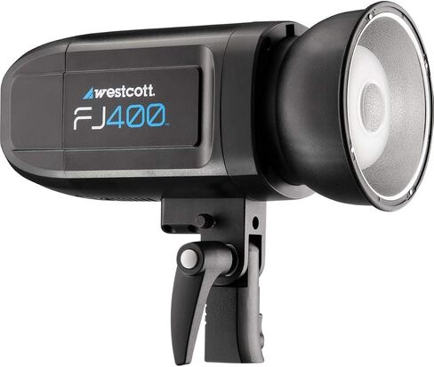 Westcott FJ400 Strobe 400Ws مع بطارية AC/DC، مشغل فلاش لاسلكي، حامل ثلاثي القوائم، بطاقة SD سعة 64 جيجابايت in Saudi Arabia