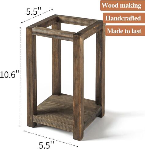 12 قطعة من فانوس الزفاف الخشبي، ديكور طاولة الزفاف الريفي، ديكور المزرعة، حامل شموع خشبي، هدية زفاف ريفية in Kuwait