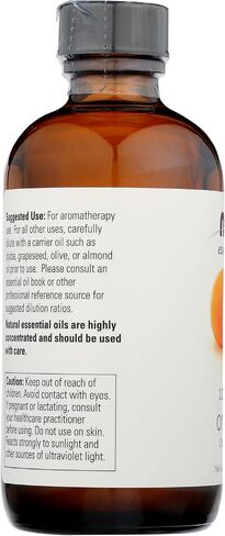 NOW FOODS Orange Essential Oil, 4 FZ in Saudi Arabia