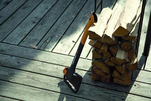 Fiskars Chopping Axe S X10 ، تتضمن حقيبة التخزين والحمل ، الطول: 44 سم ، طبقة غير لاصقة ، مقبض من الشفرة/الألياف الصلب عالي الجودة ، أسود/برتقالي ، 1015619 in Kuwait