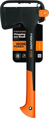 Fiskars Chopping Axe S X10 ، تتضمن حقيبة التخزين والحمل ، الطول: 44 سم ، طبقة غير لاصقة ، مقبض من الشفرة/الألياف الصلب عالي الجودة ، أسود/برتقالي ، 1015619 in Kuwait