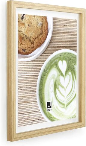 إطار وثيقة Umbra مقاس 13x16 بوصة - إطار صورة حديث مصمم لعرض وثيقة عائمة مقاس 11x14 أو دبلوم أو شهادة أو صورة أو عمل فني (أسود) in Saudi Arabia