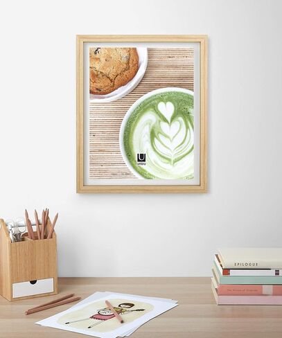 إطار وثيقة Umbra مقاس 13x16 بوصة - إطار صورة حديث مصمم لعرض وثيقة عائمة مقاس 11x14 أو دبلوم أو شهادة أو صورة أو عمل فني (أسود) in Saudi Arabia