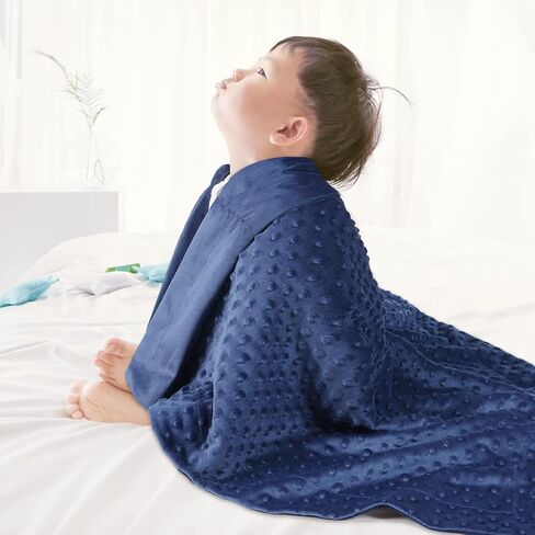 david's kids Micro Fleece Minky Baby Blanket for Boys Girls Neutral with Double Layer and Soothing Raised Dots, Breathable and Soft Lightweight Receiving Blanket for Newborns 30x40 Inches, White in Saudi Arabia
