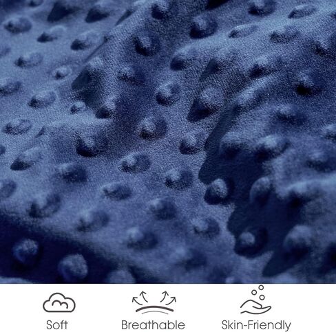 david's kids Micro Fleece Minky Baby Blanket for Boys Girls Neutral with Double Layer and Soothing Raised Dots, Breathable and Soft Lightweight Receiving Blanket for Newborns 30x40 Inches, White in Saudi Arabia