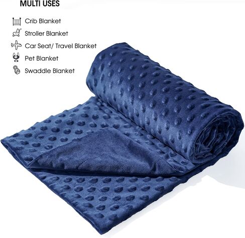 david's kids Micro Fleece Minky Baby Blanket for Boys Girls Neutral with Double Layer and Soothing Raised Dots, Breathable and Soft Lightweight Receiving Blanket for Newborns 30x40 Inches, White in Saudi Arabia
