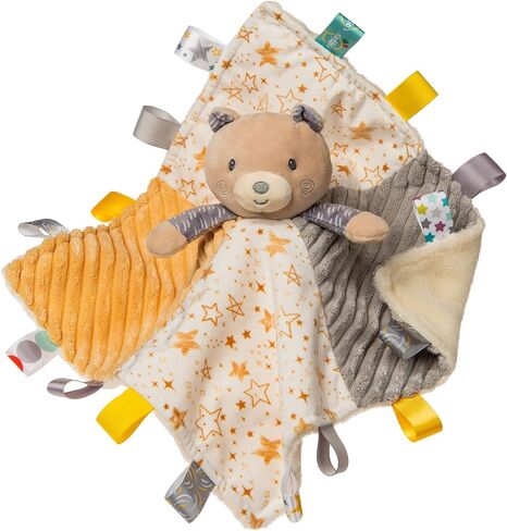 Taggies Stuffed Animal Security Blanket, 13 x 13-Inches, Be a Star Bear in Saudi Arabia