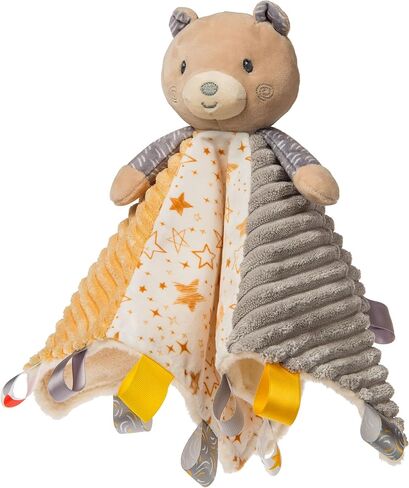 Taggies Stuffed Animal Security Blanket, 13 x 13-Inches, Be a Star Bear in Saudi Arabia