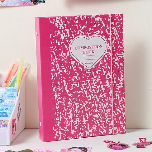 SZHTSWU A5 Binder Kpop Photocard Album with 20Pcs Inner 3 Inch Photo Album Sleeves in Loose Leaf Refillable 6 Rings Stone Pattern Binder Cover Photocard Holder Book for Picture Cards Storage,Green in Kuwait