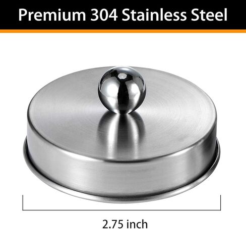 Mason Jar Apothecary Storage Lids - Jars NOT Included - Bathroom Accessory Lids for Modern Farmhouse Bathroom Decor - Rustproof Stainless Steel Lid with Waterproof Stickers / 2-Pack (Bronze) in Kuwait