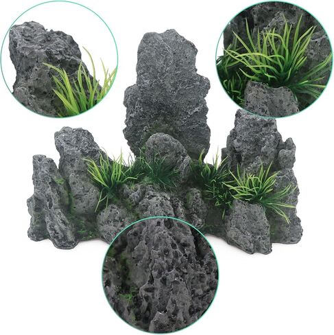 HRRIVE حوض السمك المناظر الطبيعية الصخور الجبلية للديكور حجر خزان الأسماك in Kuwait