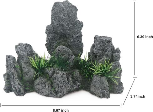 HRRIVE حوض السمك المناظر الطبيعية الصخور الجبلية للديكور حجر خزان الأسماك in Kuwait