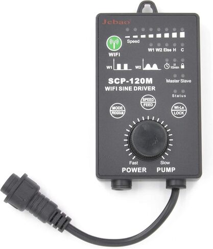 Jebao SCP WIFI Sine Cross Flow Flow Pump Wave Maker مع جهاز التحكم (SCP-90M) in Kuwait