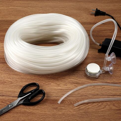 Zhengmy 230 ft Standard Size Airline Tubing for Fish Tank Clear and Flexible Aquarium Air Pump Accessories 3/16'' Tubing for Fish Tank Air Pump, Aquariums, Terrariums in Saudi Arabia