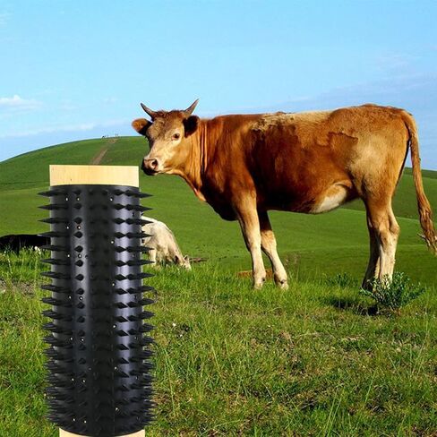 2Pack Cow and Horse Massage Pad, Cow Brush, Horse Scratching Post, Equine Scratcher, 16" Animal Self Scratching Pad for Horse Itch Relief in Kuwait