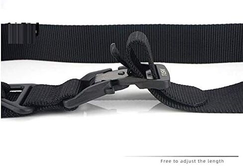 Tactical Belt，1.5" Nylon Web Duty Work Belt,with Magnetic Quick Release Buckle，Environmentally Friendly Nylon Material,for Waist 36"-42",Economical Packaging(Black) in Saudi Arabia