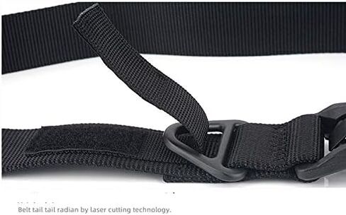 Tactical Belt，1.5" Nylon Web Duty Work Belt,with Magnetic Quick Release Buckle，Environmentally Friendly Nylon Material,for Waist 36"-42",Economical Packaging(Black) in Saudi Arabia