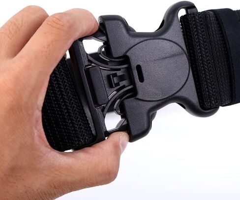 XMNYGJ حزام تكتيكي متعدد الاستخدامات، أحزمة للرجال، حزام تكتيكي سريع الفك 5.32 سم، حزام نطاق تكتيكي، حزام إطلاق النار الحرب مع تطبيق مع 2 من حافظين يمكن تفكيكها للحزام. in Kuwait