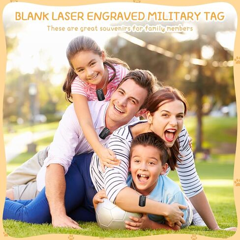 Military Dog Tags Set Blank Bulk Aluminum Blank Dog Tags Ball Steel Chain Rectangle Metal Stamping Tags for DIY Decorative Craft Pet Dog Identification Tags Supplies, Black(200 Sets) in Kuwait