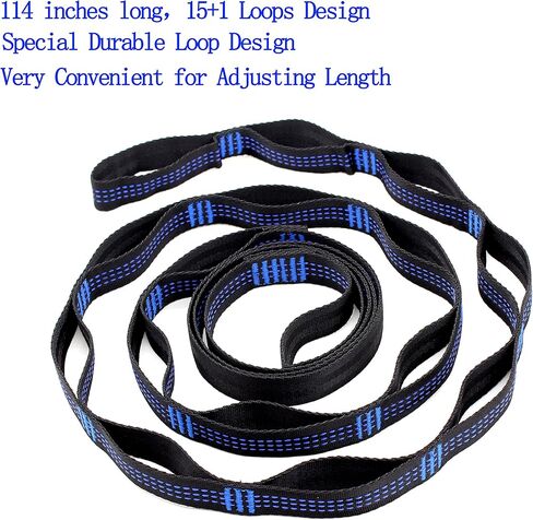 أرجوحة تخييم مفردة ومزدوجة من Esup - أرجوحة محمولة من النايلون خفيفة الوزن، أفضل أرجوحة مظلات مع أشرطة شجرة لحقائب الظهر والتخييم والسفر in Kuwait