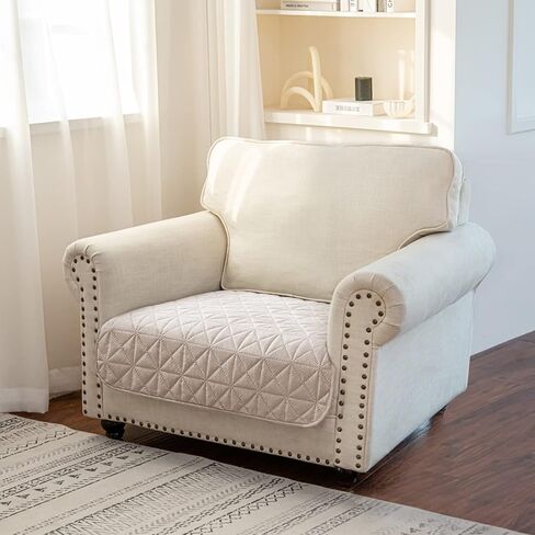 Ameritex غطاء أريكة مقاوم للماء للمقاعد غطاء أريكة للكلاب غطاء أريكة الحيوانات الأليفة المخملية للكرسي أريكة Loveseat آلة قابل للغسل in Kuwait