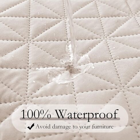 Ameritex غطاء أريكة مقاوم للماء للمقاعد غطاء أريكة للكلاب غطاء أريكة الحيوانات الأليفة المخملية للكرسي أريكة Loveseat آلة قابل للغسل in Kuwait