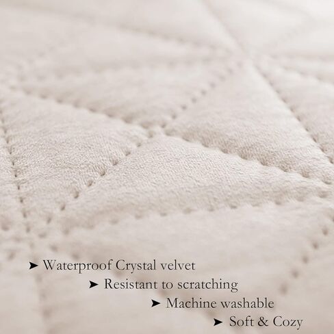 Ameritex غطاء أريكة مقاوم للماء للمقاعد غطاء أريكة للكلاب غطاء أريكة الحيوانات الأليفة المخملية للكرسي أريكة Loveseat آلة قابل للغسل in Kuwait