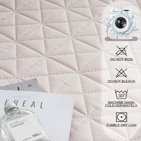 Ameritex غطاء أريكة مقاوم للماء للمقاعد غطاء أريكة للكلاب غطاء أريكة الحيوانات الأليفة المخملية للكرسي أريكة Loveseat آلة قابل للغسل in Kuwait