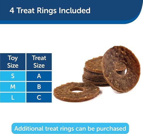 PetSafe Busy Buddy Treat Holding Jack Dog Toy – Strong Chewers - Challenging - Treat Rings Included - Large in Saudi Arabia