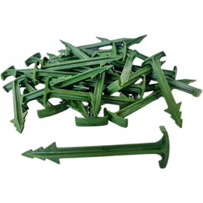 Greenstake Landscape Staples 4" x 50- Biodegradable Anchoring Stakes - Eco-Friendly Fabric Pins for Lawns, Gardening, and Landscaping - 100% Natural Weed Block and Sod Stakes in Saudi Arabia