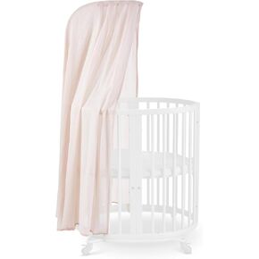 مظلة Stokke Sleepi من Pehr، رمادية - مناسبة لسرير الأطفال/الرضع (تباع بشكل منفصل) - قطن عضوي ناعم قابل للغسل in Kuwait