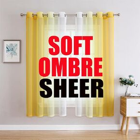G2000 Sheer Curtains & Drapes 84 Inches Long Navy Blue and White Ombre Curtains for Bedroom Living Room Window Light Filtering Grommet Curtains for Patio Sliding Glass Door 2 Panels in Kuwait