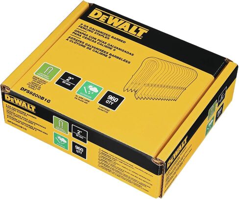DEWALT DFS9200B1G 2" 9 GA Galvanized Barbed Fencing Staples in Saudi Arabia
