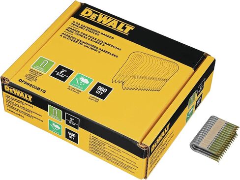 DEWALT DFS9200B1G 2" 9 GA Galvanized Barbed Fencing Staples in Saudi Arabia