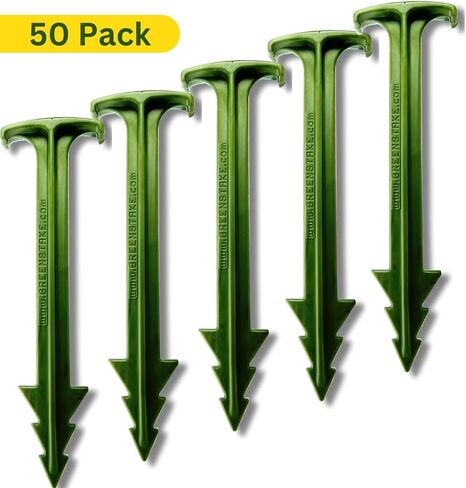 Landscape Staples 4" x 50-100% Biodegradable Anchoring Stakes and Fabric Pin - Eco Friendly- Use for Lawns, Gardening and Landscaping - Greenstake in Saudi Arabia