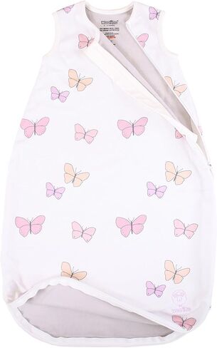 Woolino Merino Wool and Organic Cotton Baby Sleeping Bag - 4 Season Classic Sleep Sack - Two-Way Zipper Sleeping Bag for Baby and Toddler - 0-6 Months - Sage in Saudi Arabia