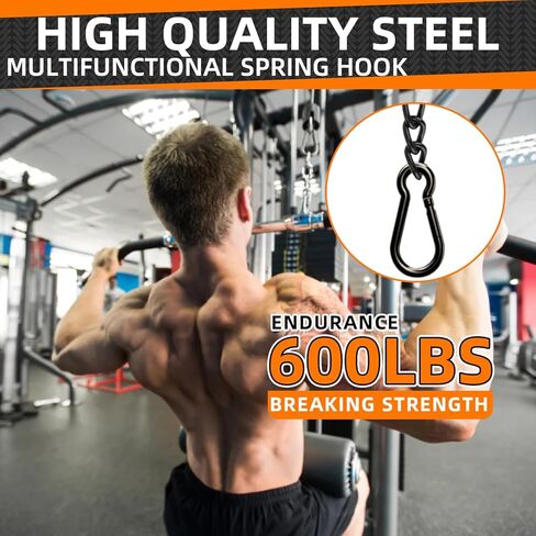 مشبك حلقة تسلق، 5.5 بوصة مشابك حلقة تسلق شديدة التحمل، 2 حزمة حلقة تسلق كبيرة، موصل حبل عالي التحمل للمفاتيح مجموعة أرجوحة التخييم والصيد والمشي لمسافات طويلة والسفر in Kuwait