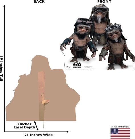 Cardboard People Grogu Cardboard Cutout Standup - Disney's Star Wars: Mandalorian (TV Series: Season 3) in Saudi Arabia