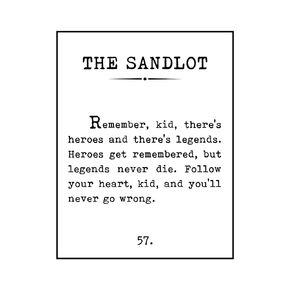 Remember Kid - Motivational Wall Art, The Sandlot Book Page Print Motivational Wall Decor Print Is Perfect Room Decor For Boys, Mens Office Decor, or Man Cave Decor. Fun Sign! Unframed-8 x 10" in Saudi Arabia
