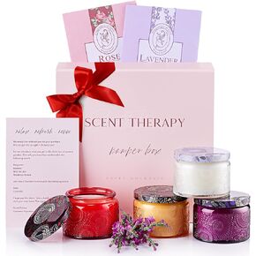 Gifts for Mom, Candles Gifts for Women, 6-Piece Scented Candles Gift Set, Self Care Relaxation, Stress Relief for Mom, Daughter, Birthday Presents for Mother. in Saudi Arabia