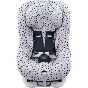 JYOKO Kids Cover Liner Universal Made Cotton for car seat with Head Support Compatible with Britax, Chicco, Mico (Black Star) in Kuwait