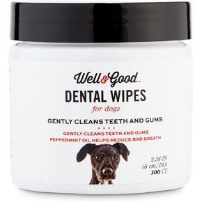 Petco Brand - Well & Good Dog Dental Wipes, Pack of 100 in Kuwait