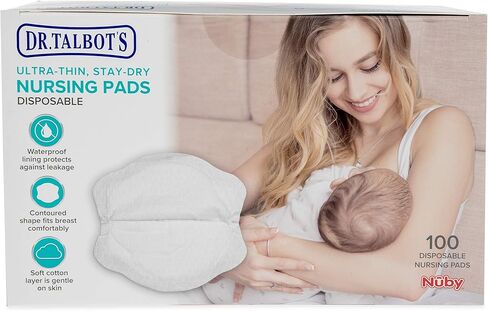 عبوة من 100 وسادة رضاعة فائقة الرُفع للاستعمال مرة واحدة من د. تالبوت in Kuwait