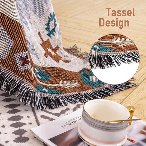 Homcosan أريكة الأغلفة غطاء منشفة غطاء القطن متماسكة هندسية غطاء الأريكة لمدة 4 مقاعد وسادة الأريكة الأثاث حامي الحيوانات الأليفة رميات أنيقة للأريكة المقطعية (أبيض، أريكة 4 مقاعد) in Kuwait