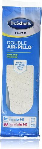 Dr. Scholls Double Air-Pillo Insoles Unisex (Men 7-13 / Women 5-10) (3 Pack) in Saudi Arabia