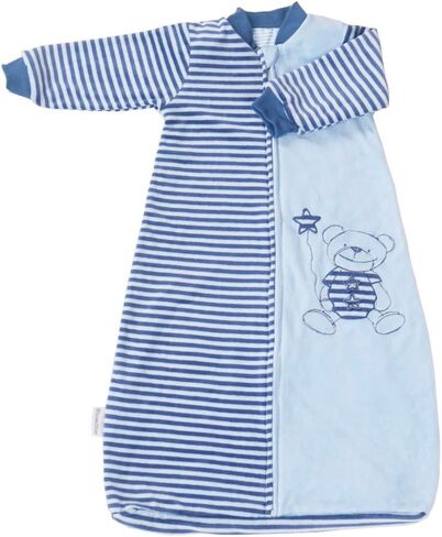 BLOOMSTAR Toddler Sleep Sack Long Sleeves (4-6T) - Tog 2.0 Warm Cotton Baby Sleeping Bag with Arms 5 Years Extra Large Kids Wearable Blanket,Velvet, 4 Seasons in Kuwait