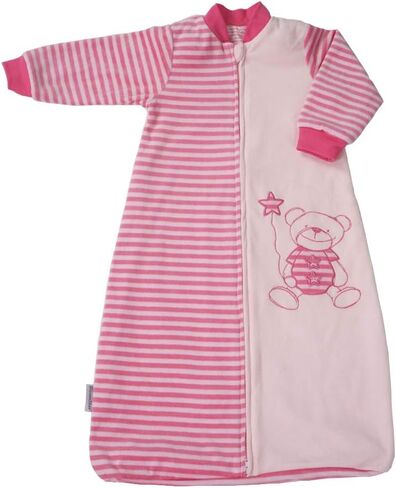 BLOOMSTAR Toddler Sleep Sack Long Sleeves (4-6T) - Tog 2.0 Warm Cotton Baby Sleeping Bag with Arms 5 Years Extra Large Kids Wearable Blanket,Velvet, 4 Seasons in Saudi Arabia