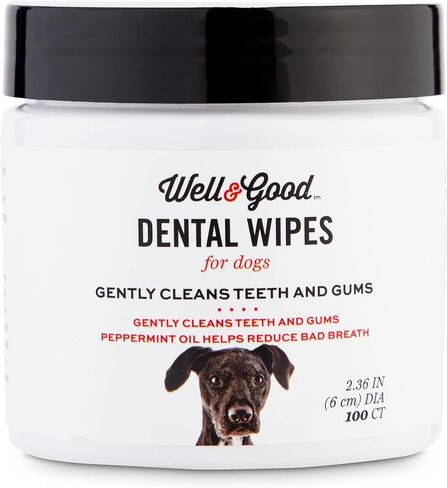 Petco Brand - Well & Good Dog Dental Wipes, Pack of 100 in Kuwait